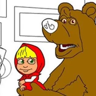 masha y el oso lider