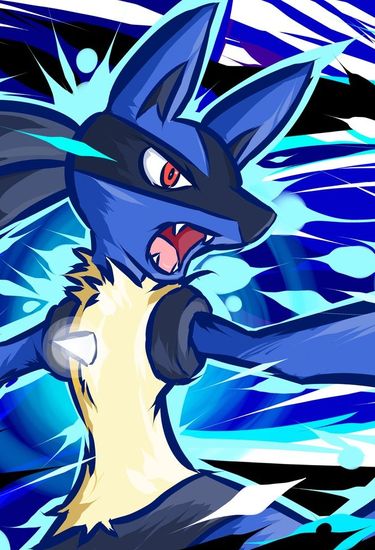 Lucario card | Lucario amino Amino